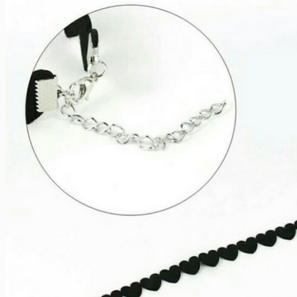💕 Awesome Hearts Pattern PU Leather Choker 💕 - Picture 5 of 7